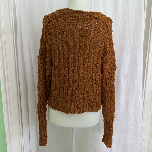 Free People Beach Comber V-Neck Sweater - Picture 3 of 7